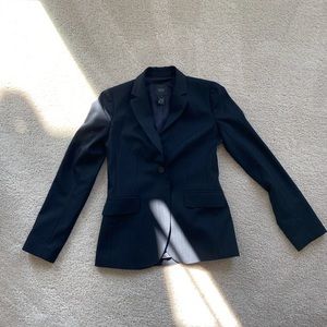 JCrew women’s pinstripe suit